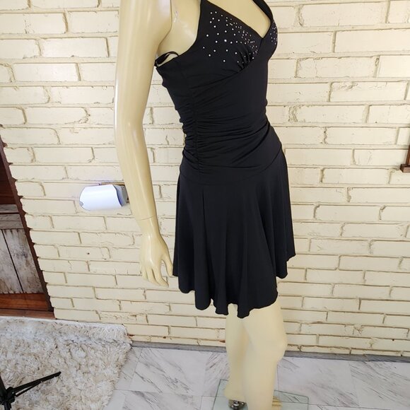 Nwt A.Beyer Womens/Juniors Little Black Dress Mini Medium - Picture 8 of 9